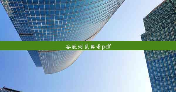 谷歌浏览器看pdf