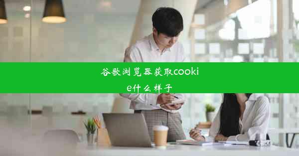 谷歌浏览器获取cookie什么样子