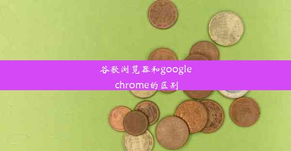 谷歌浏览器和google chrome的区别