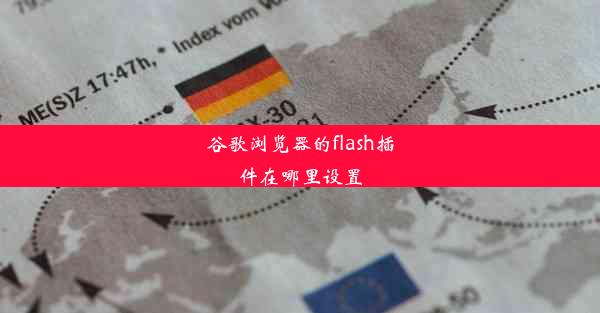 谷歌浏览器的flash插件在哪里设置