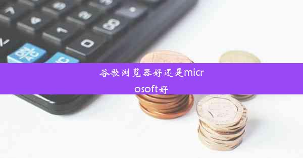 谷歌浏览器好还是microsoft好