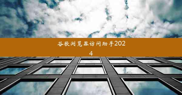 谷歌浏览器访问助手2024