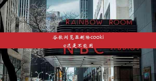 谷歌浏览器删除cookie还是不能用