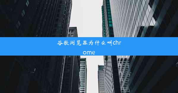 谷歌浏览器为什么叫chrome