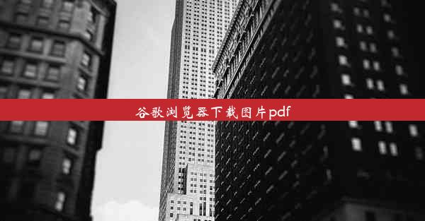 谷歌浏览器下载图片pdf